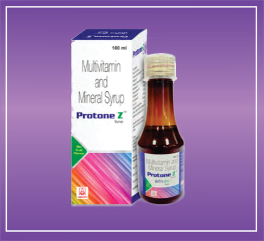 Protone Z Syrup (100ml) Multivitamin & Mineral With Zinc Syr by Aristo