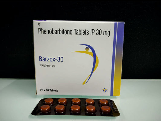 Phenobarbitone 30 {Rate of 10 Tab} by Dellwich