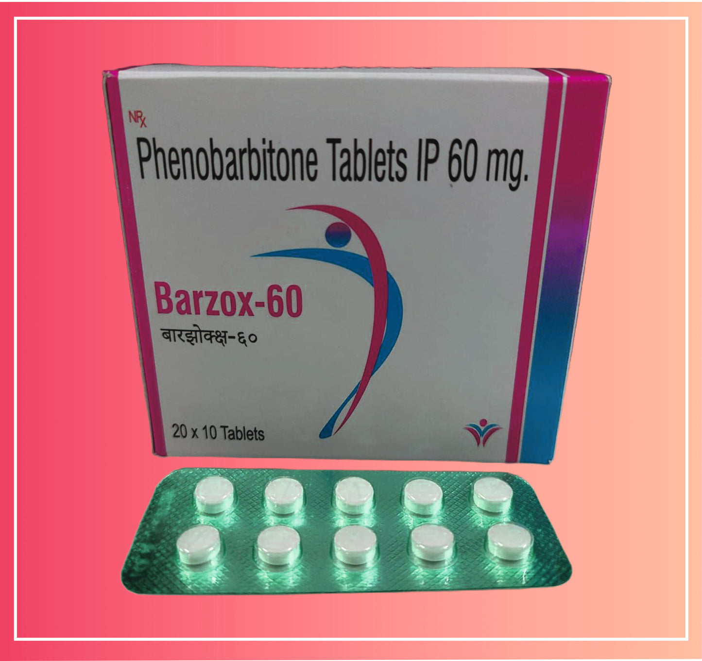 Phenobarbitone 60 P {Rate of 10 Tab} by Dellwich