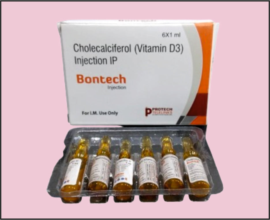 Vitamin D3 (600000Iu) (1 ML) BONTECH 1 ML by Protech