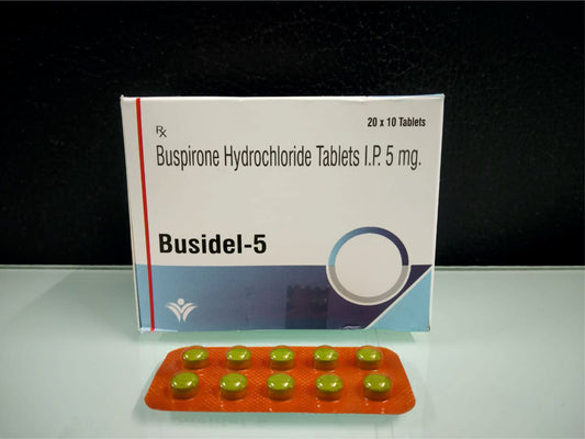 Buspirone Hcl 5  {Rate of 10 Tab} by Dellwich