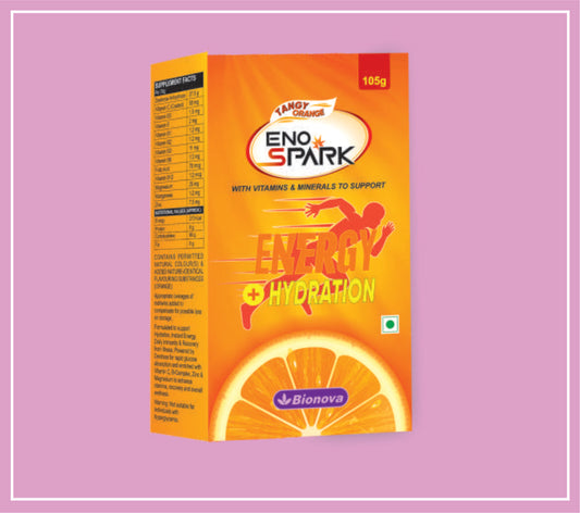 ENOSPARK ORANGE 105 g (Glucose, Vitamins & Minerals) by Bionova
