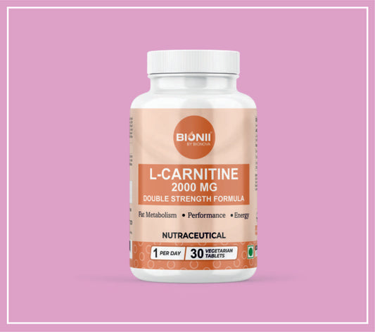 L-CARNITINE 2000 MG TABS 30's (L-Carnitine-2000 mg (as L-carnitine L-tartrate)) by Bionova