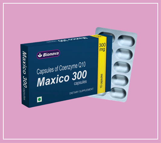MAXICO-300 CAPS 1x10's (Co-enzyme Q10-300mg) by Bionova