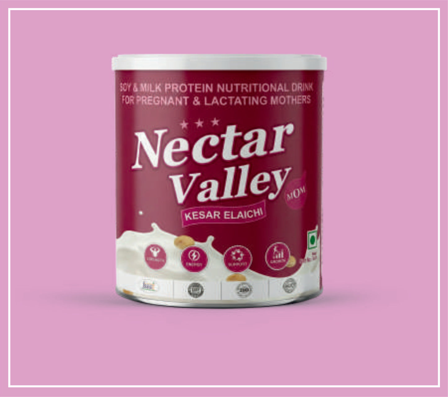NECTAR VALLEY MOM (KESAR ELAICHI) 200 g (Protein with Fiber, Probiotics & BCAAs) by Bionova