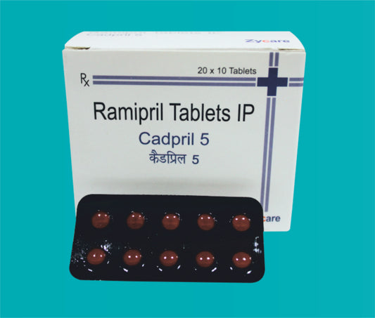CADPRIL 5 TAB. 20X10 ( Ramipril I.P. --5 mg ) by Zydus