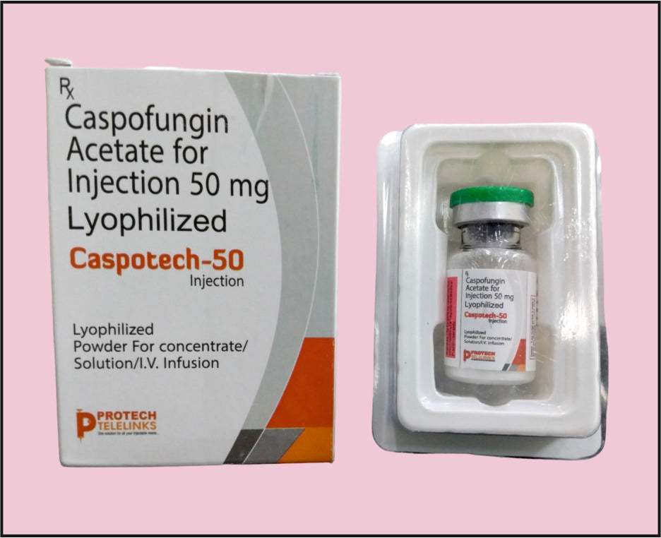 CASPOTECH-50 MG (1X1) CASPOFUNGIN 50 MG by Protech