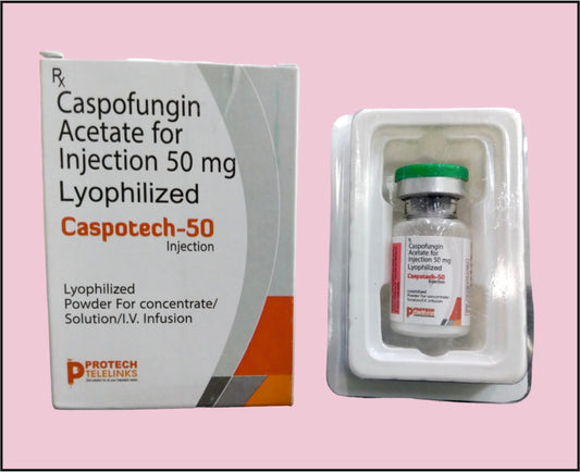 CASPOTECH-50 MG (1X1) CASPOFUNGIN 50 MG by Protech