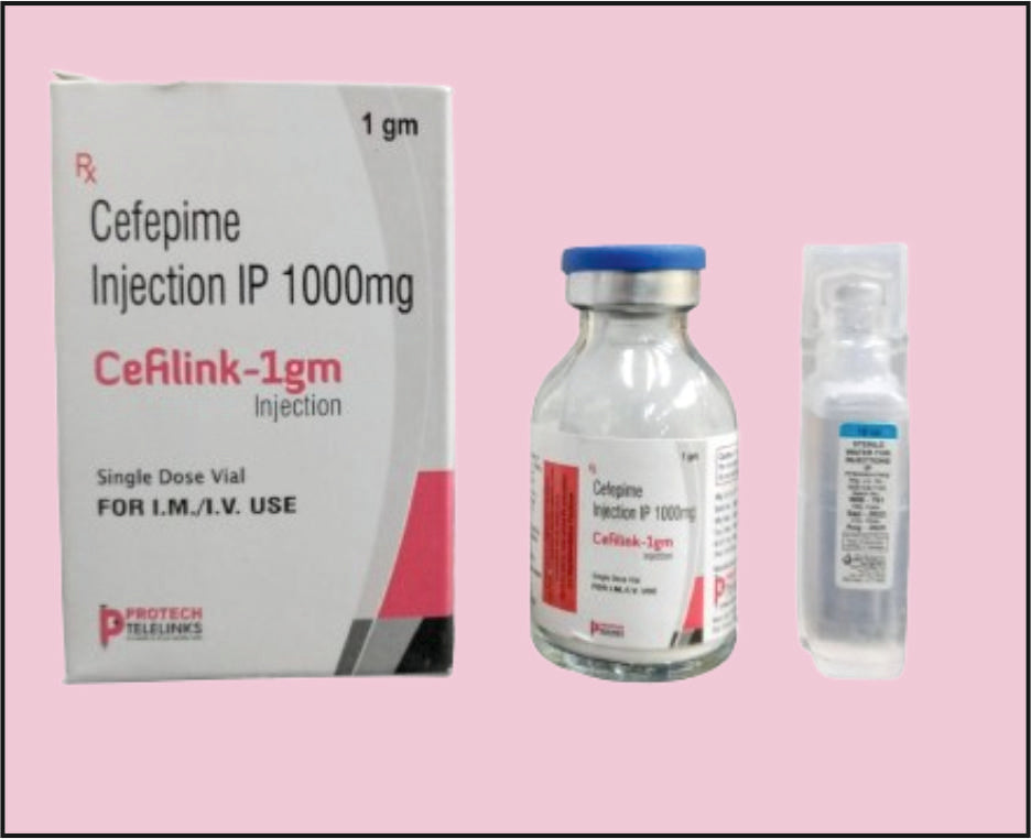 Cefipime 1 Gm (20 ML) CEFILINK-1000 by Protech