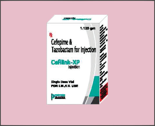 CEFILINK-XP-1.125 (20 ML) CEFEPIME 1 GM + TAZOBACTAM 125 MG by Protech