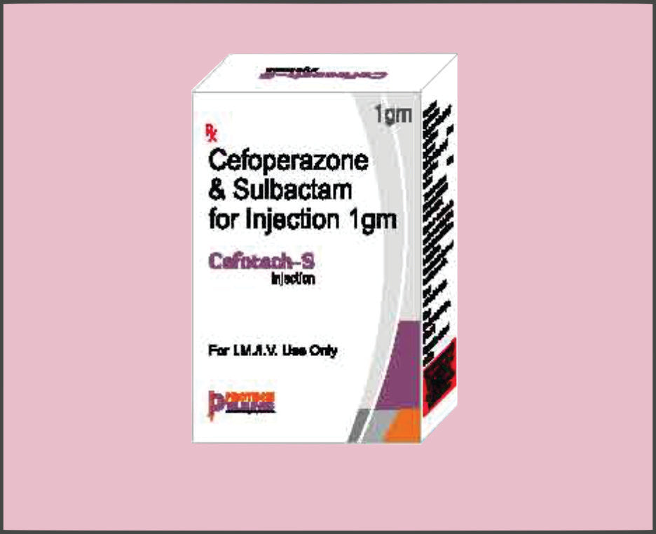 CEFOTECH-S 1000 (20 ML) CEFOPERAZONE 500 MG + SULBACTAM 500 MG by Protech
