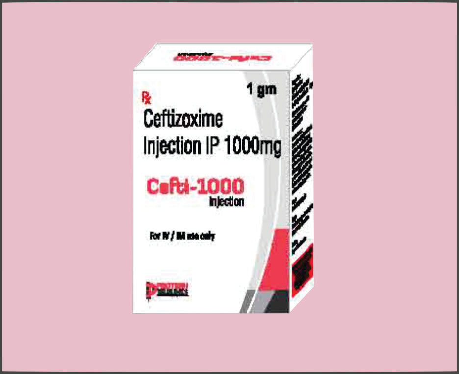 CEFTI 1000 (TUBULAR VIAL) CEFTIZOXIME 1 GM by Protech