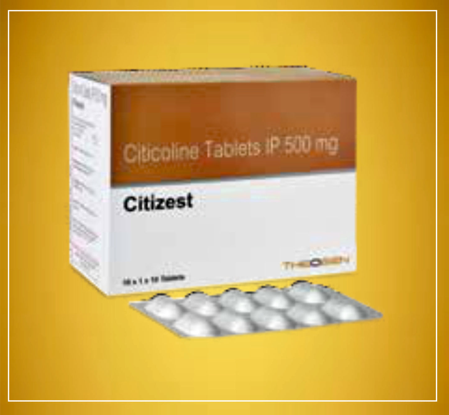 CITIZEST TABLET 10'S ( Citicoline (500Mg) ) By Theon