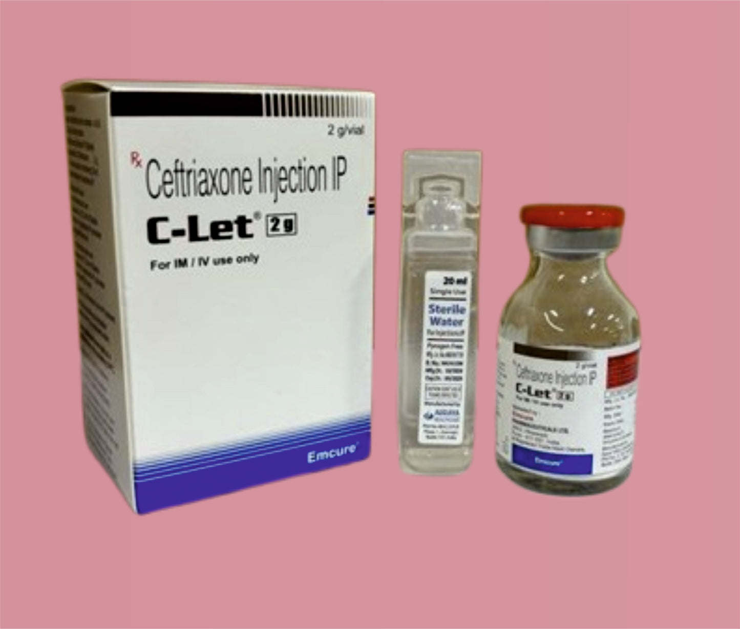 C - Let 2.0 Gm Inj ( Ceftriaxone Inj 2Gm ) By Emcure