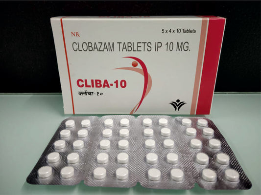 Clobazam 10 pack of {Rate of 10 Tab} by Dellwich