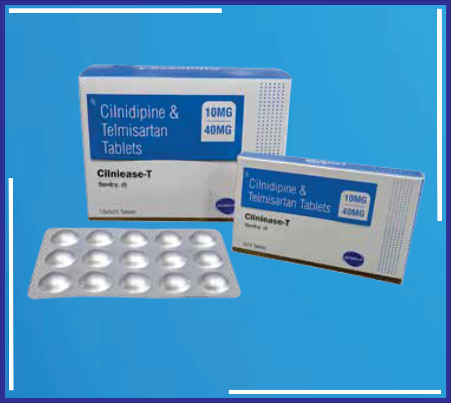 Cilniease-T Tab ( Cilnidipine Ip 10Mg + Telmisartan Ip 40Mg ) pack 10x2x15 by Kemsyn