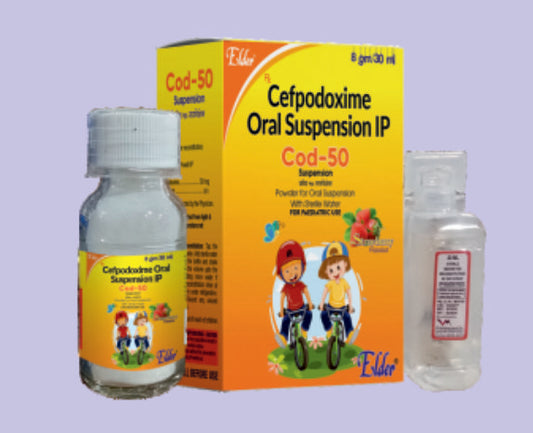 COD 50 D/SYP+WFI 30ML ( Cefpodoxime Proxetil 50 mg
 ) by Elder