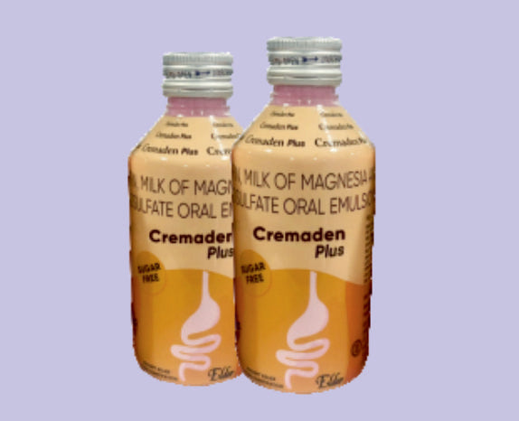 CREMADEN PLUS SYP 170ML ( Liquid Paraffin, Milk of Magensia & Sodium Picosulphate Suspn ) by Elder