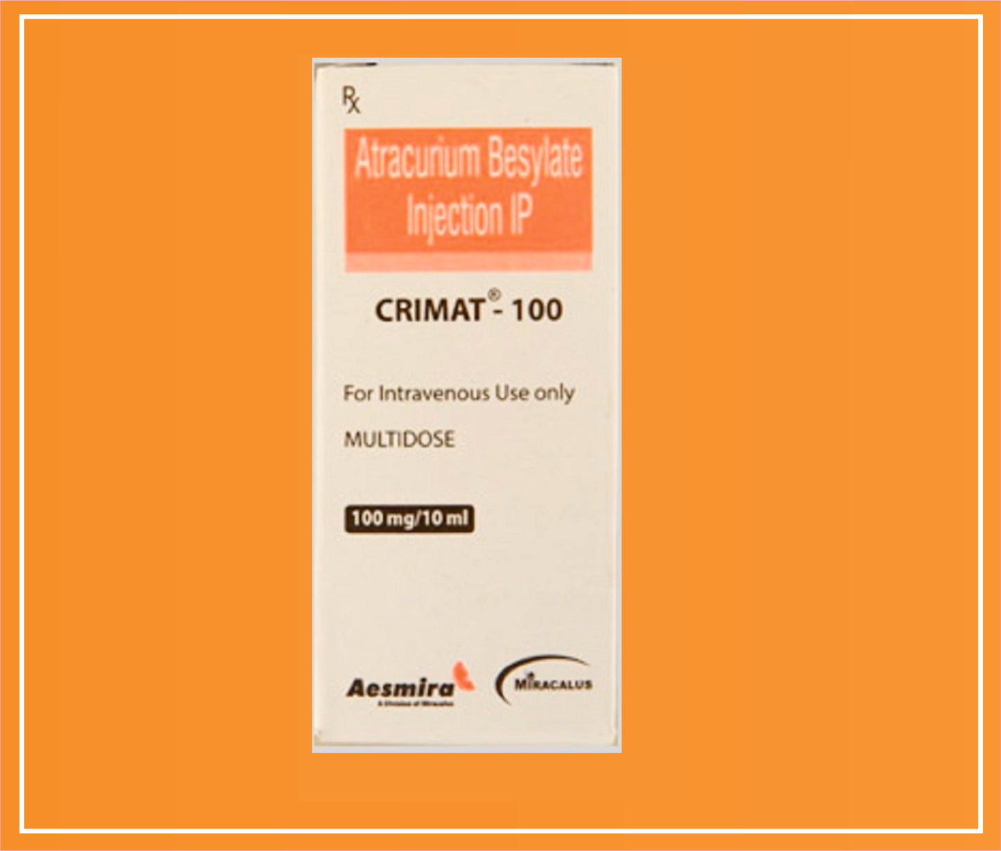 Crimat - 100  ( Atracurium (100Mg/Ml) ) by Naprod
