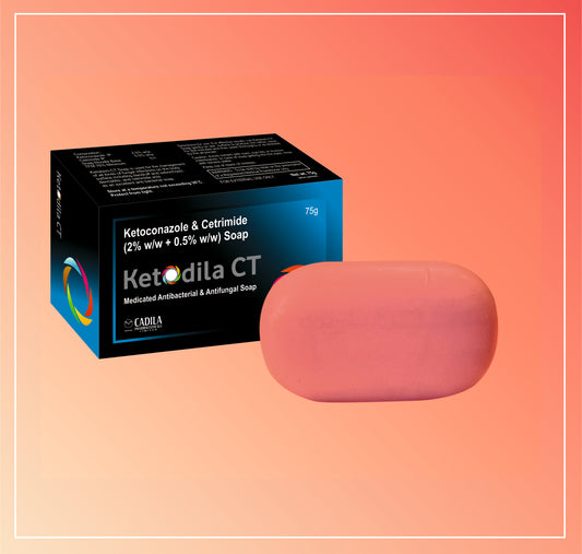 KETODILA  CT  SOAP (75 GM) Ketoconazole 2% + Cetrimide 0.5%
