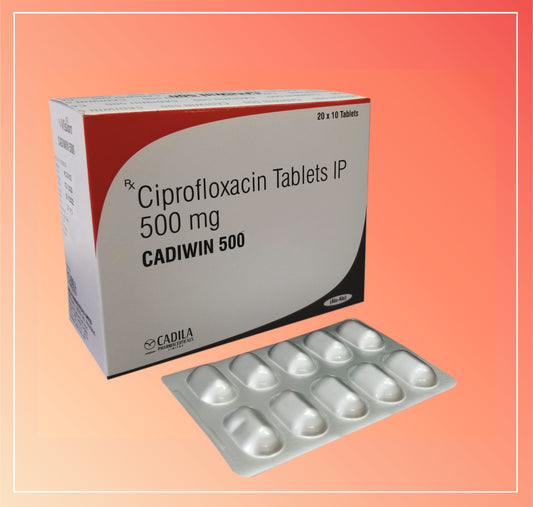 CADIWIN 500 ALU-ALU TAB (20x10 T) Ciprofloxacin 500 mg