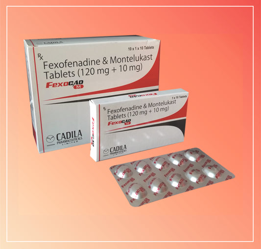 FEXOCAD M TAB 10X10 T (10x10) Fexofenadine 120 mg + Montelukast 10 mg