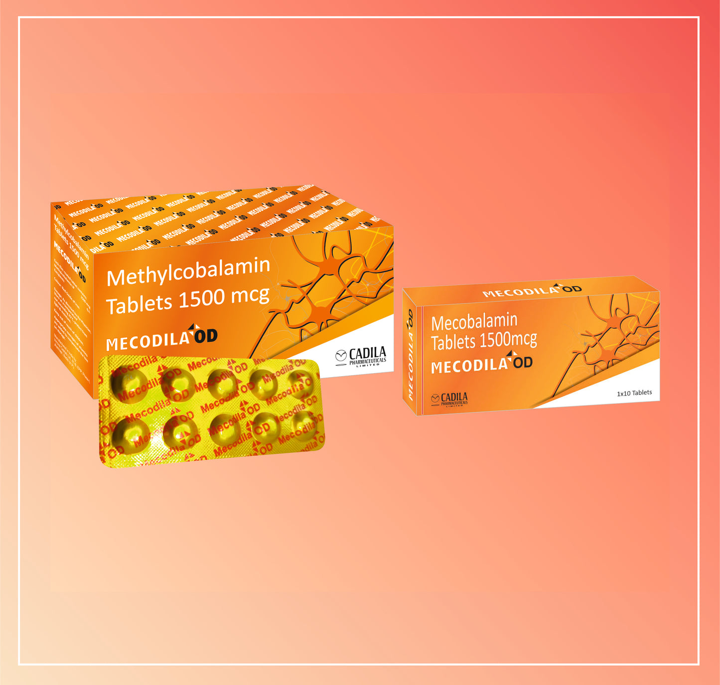 MECODILA OD TAB (15X10 T) Mecobalamin 1500 mcg