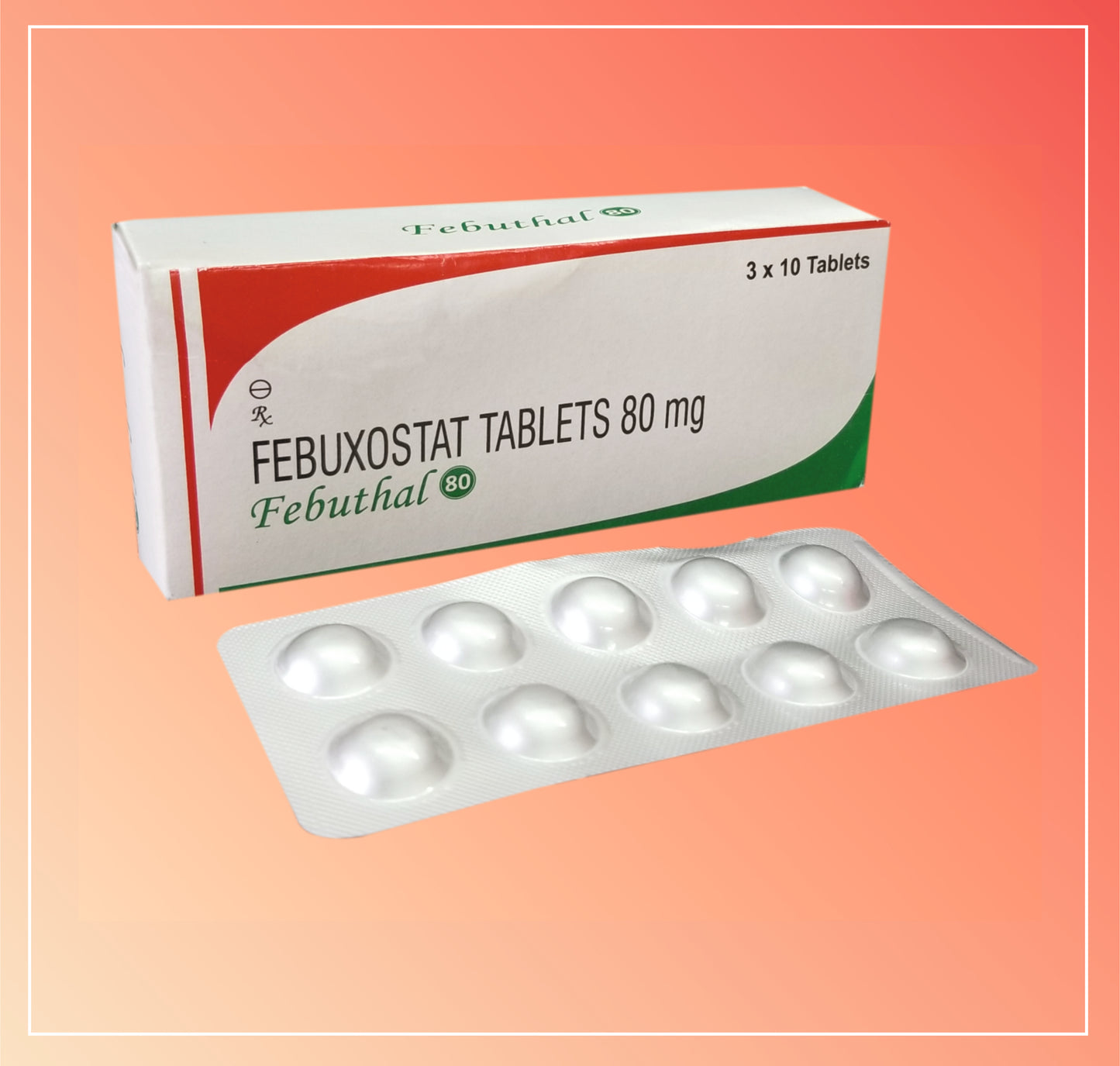 FEBUTHAL 80 (5X3x10 T) Febuxostat 80 mg