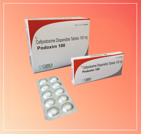 PODOXIM 100MG DT (10x1x10 T) Cefpodoxime 100 mg DT