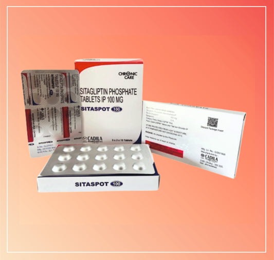 SITASPOT 100 TAB 10X15 T (10X15 T) Sitagliptin Phosphate 100mg Tab