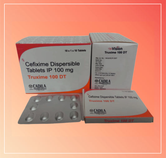 TRUXIME 100 DT  (10x1x10 T) Cefixime 100 mg