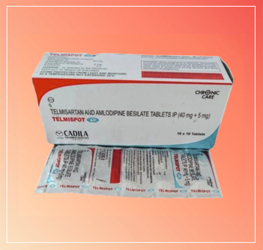 TELMISPOT AM TAB 10X10 T (10X10 T) Telmisartan and Amlogipin 40mg + 5 mg)