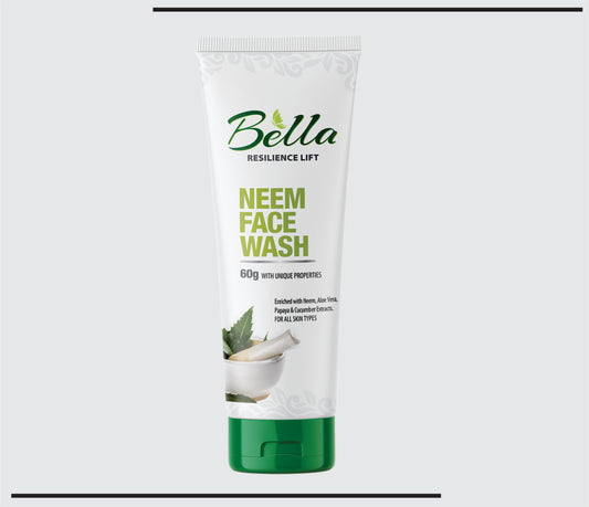 Bella Neem Facewash 60g (Neem + Aloe Vera + Papaya Extract + Cucumber  Extract Facewash) by CSC