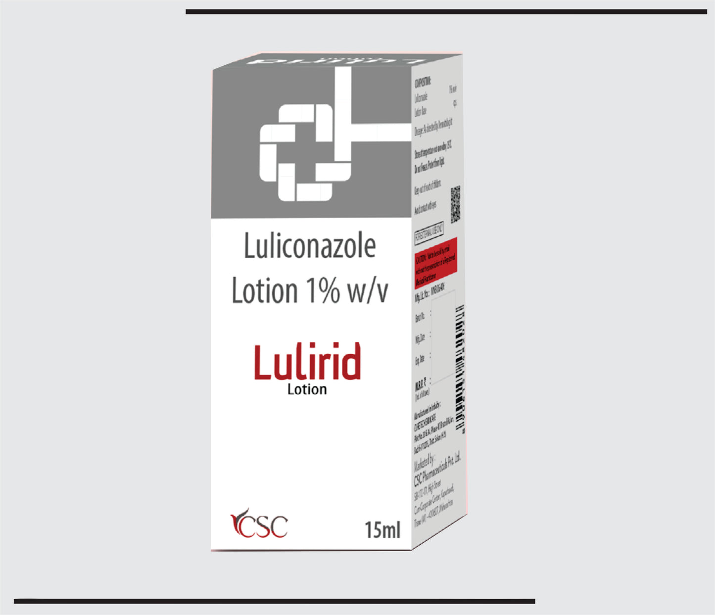 Lulirid Lotion (15ml) Luliconazole 1% w/v by CSC