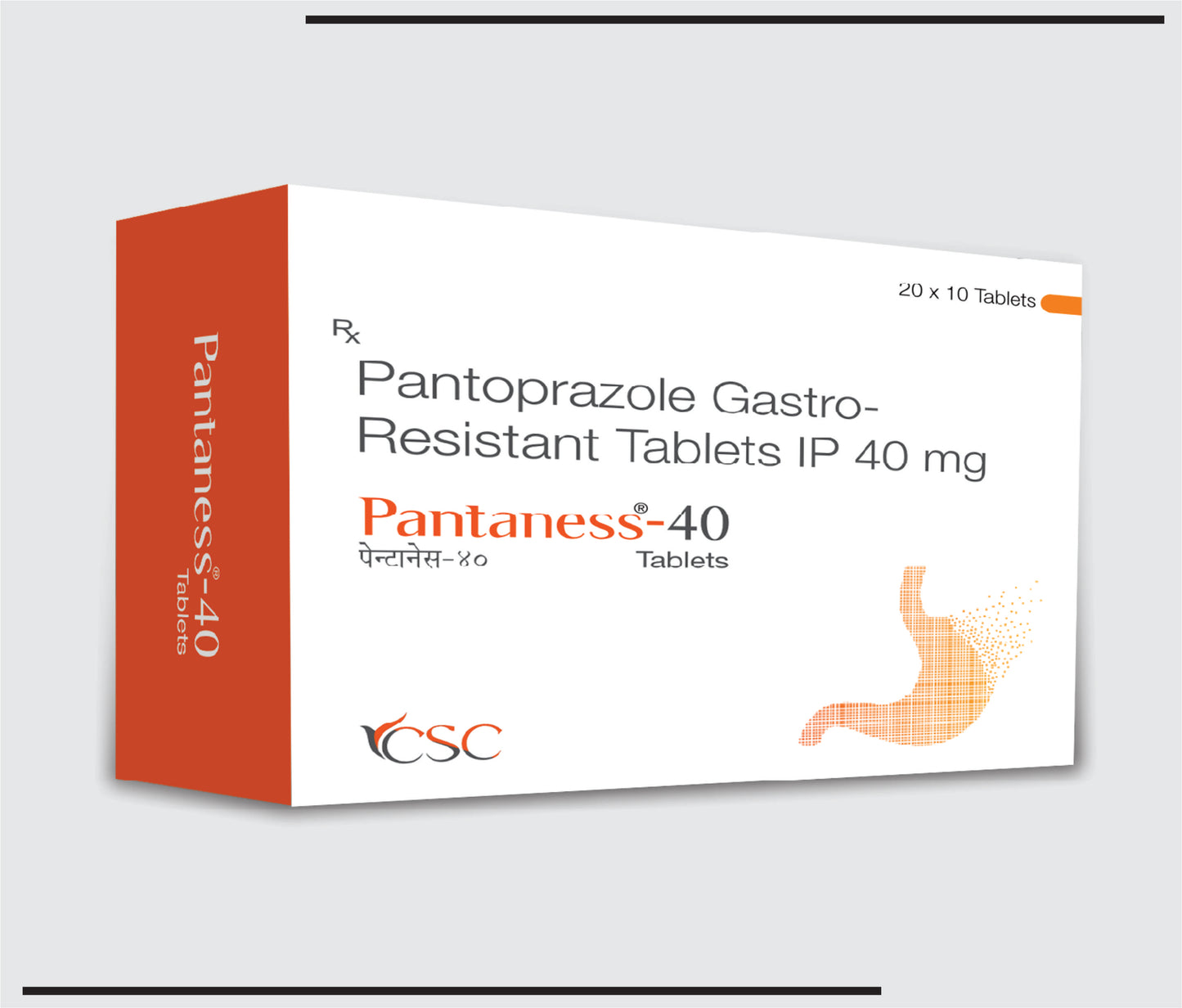 Pantaness 40 (20x10 ) Pantoprazole 40 mg by CSC1