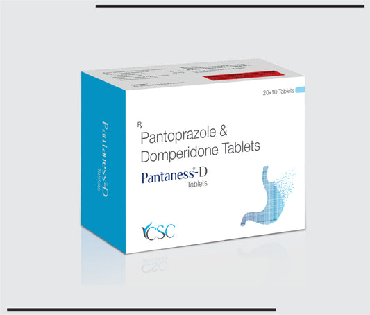 Pantaness D 20x10 (Pantoprazole 40 mg + Domperidone 10 mg ) by CSC