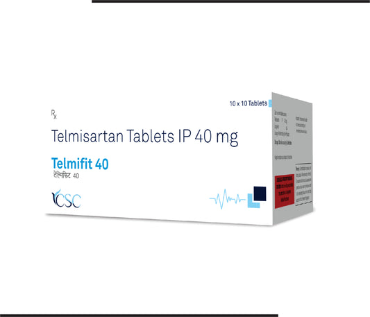 Telmifit 40 (10x10)Telmisartan 40 mg by CSC