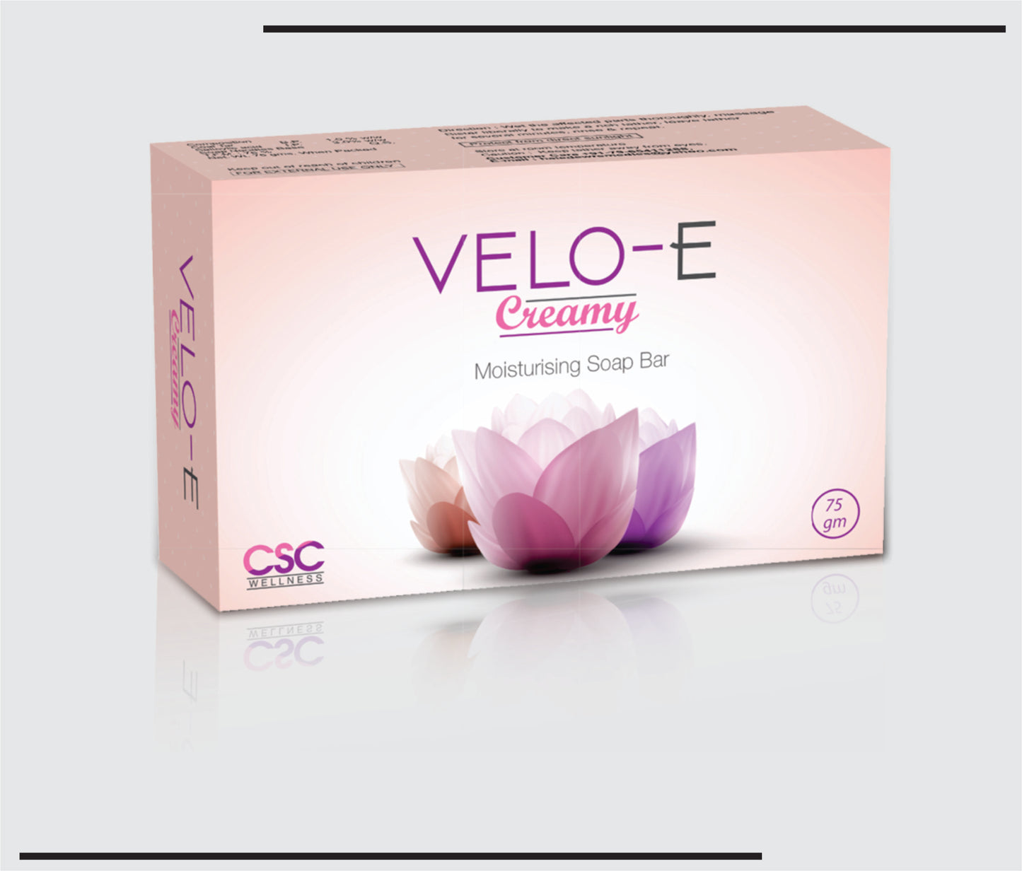 Velo E Soap (75g) Vitamin E With Aloe Vera Moisturising Soap by CSC