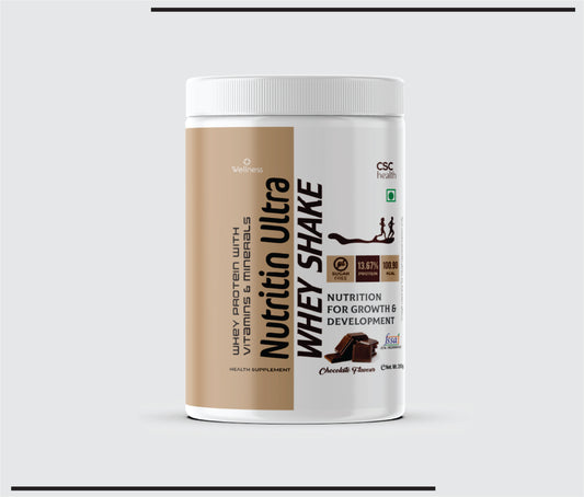 Nutritin Ultra Choco Shake  (200g)Protein Powder (Chocolate flavour) by CSC