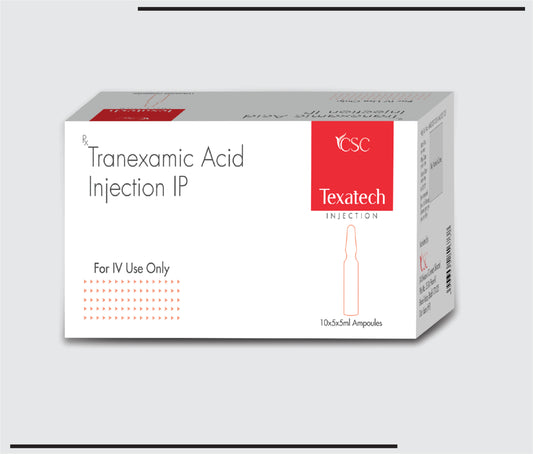 Texatech  (Vial)Tranexamic Acid 100 mg by CSC