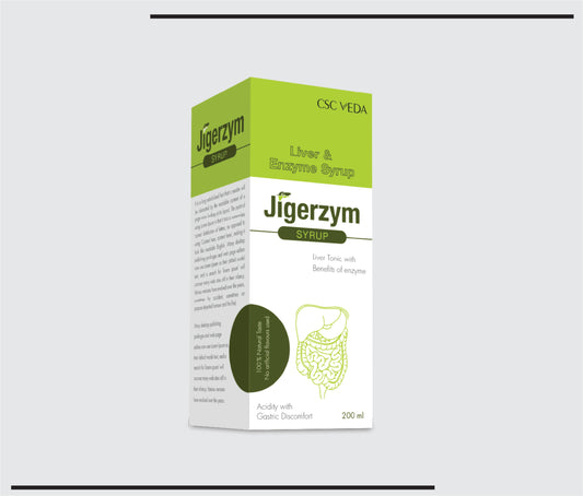 Jigerzym Syrup 200ml (Ayurvedic Liver Enztme Syrup) by CSC