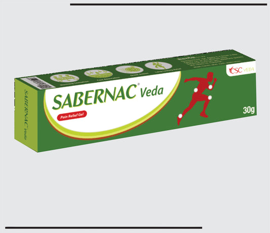 Sabernac Veda Gel  (30 gm ) Pain Relieving Gel  by CSC