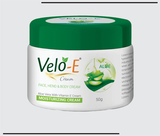 Velo E 50 GM Cream  with Jar 50 gm (Vitamin E Cream with Aloe vera) by CSC