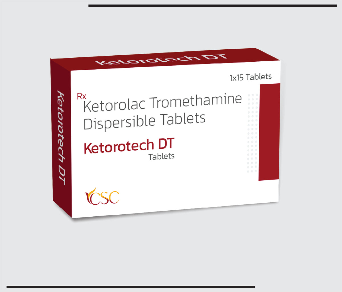 Ketorotech DT (10x1x15) Ketorolac Tromethamine 10 mg DT Tab by Csc