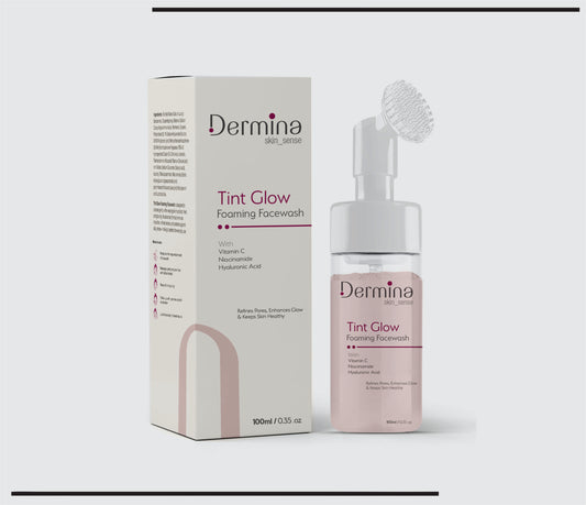 Tint Glow  Foaming Facewash   (100ml) Vitamin C, Niacinamide & Hyaluronic Acid by CSC