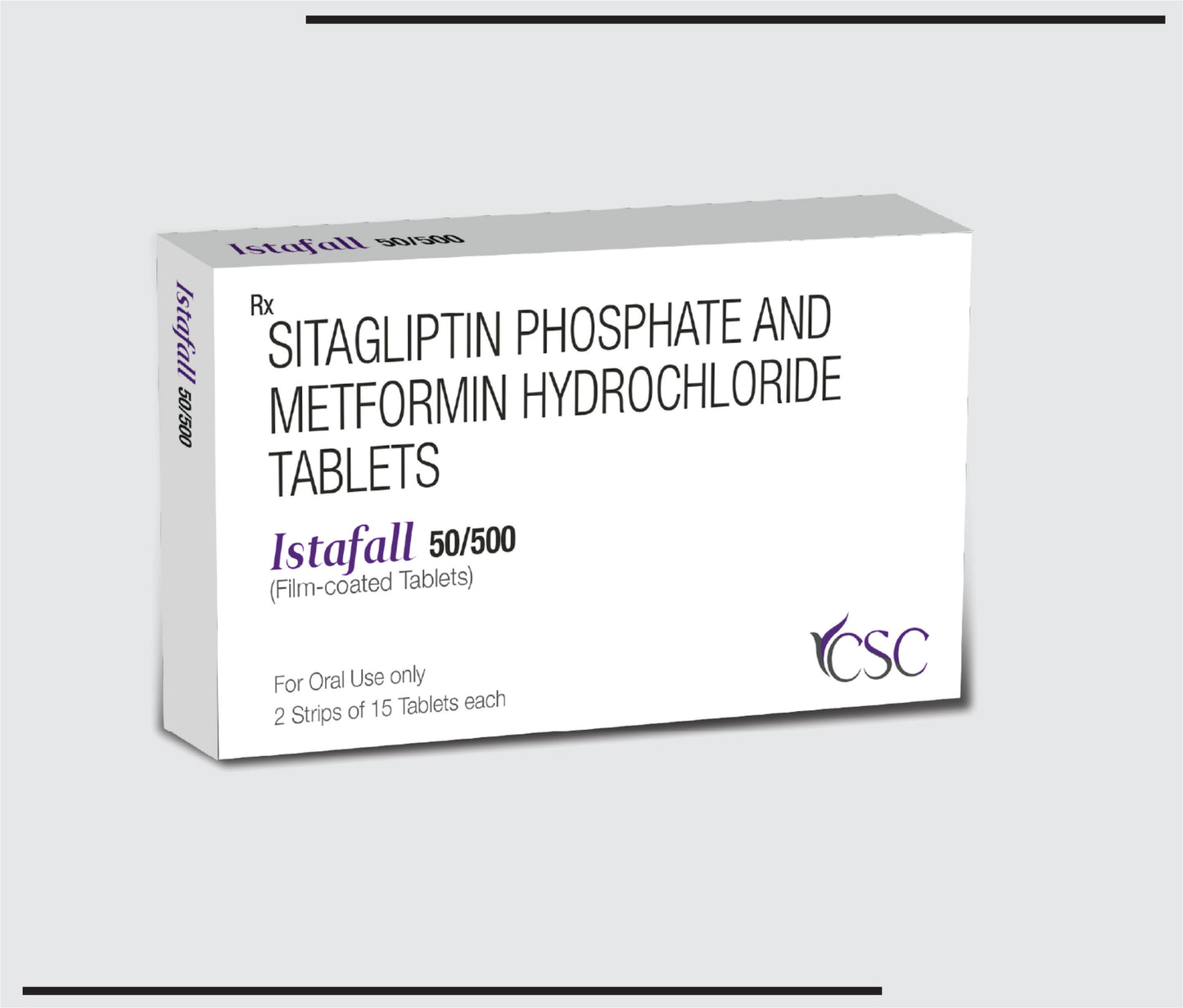Istafall-D 10/50  (10x1x10)Dapagliflozin 10 mg+Sitagliptin 50mg by CSC