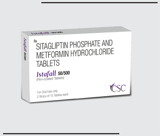 Istafall-D 10/50  10x1x10 (Dapagliflozin 10 mg+Sitagliptin 50mg) by CSC