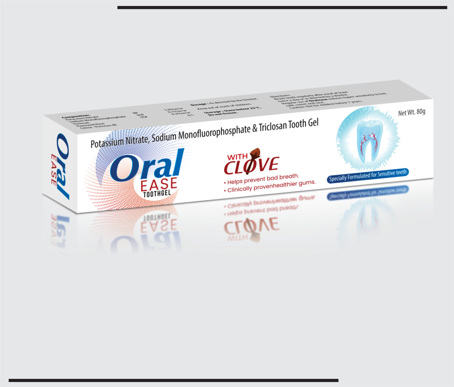 Oral Ease With Clove (80g ) Red Toothpaste with Clove by CSC1