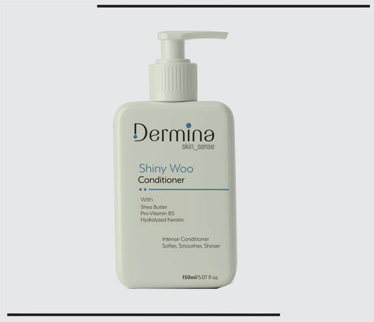 Shiny Woo Conditioner  (150 ml ) Shea Butter, Pro -Vit. B5,Hydrolized Keratin by CSC