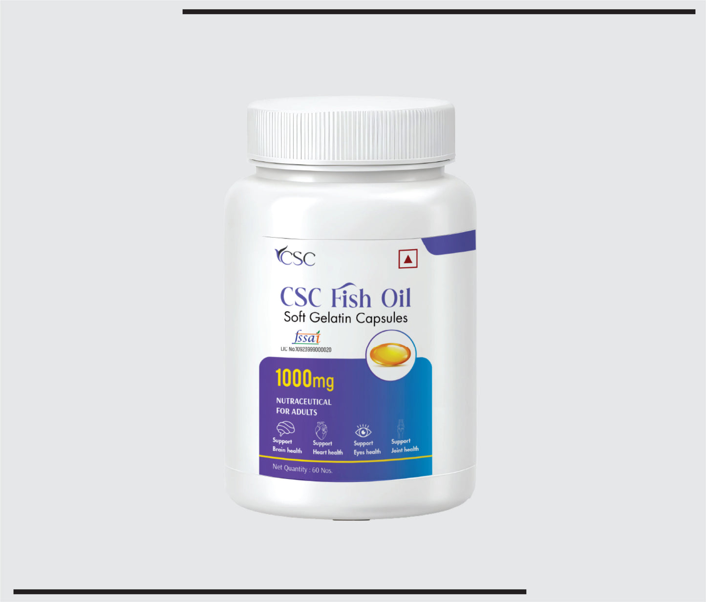 CSC Fish Oil 1000 mg (1x60)Fish Oil 1000mg  by CSC